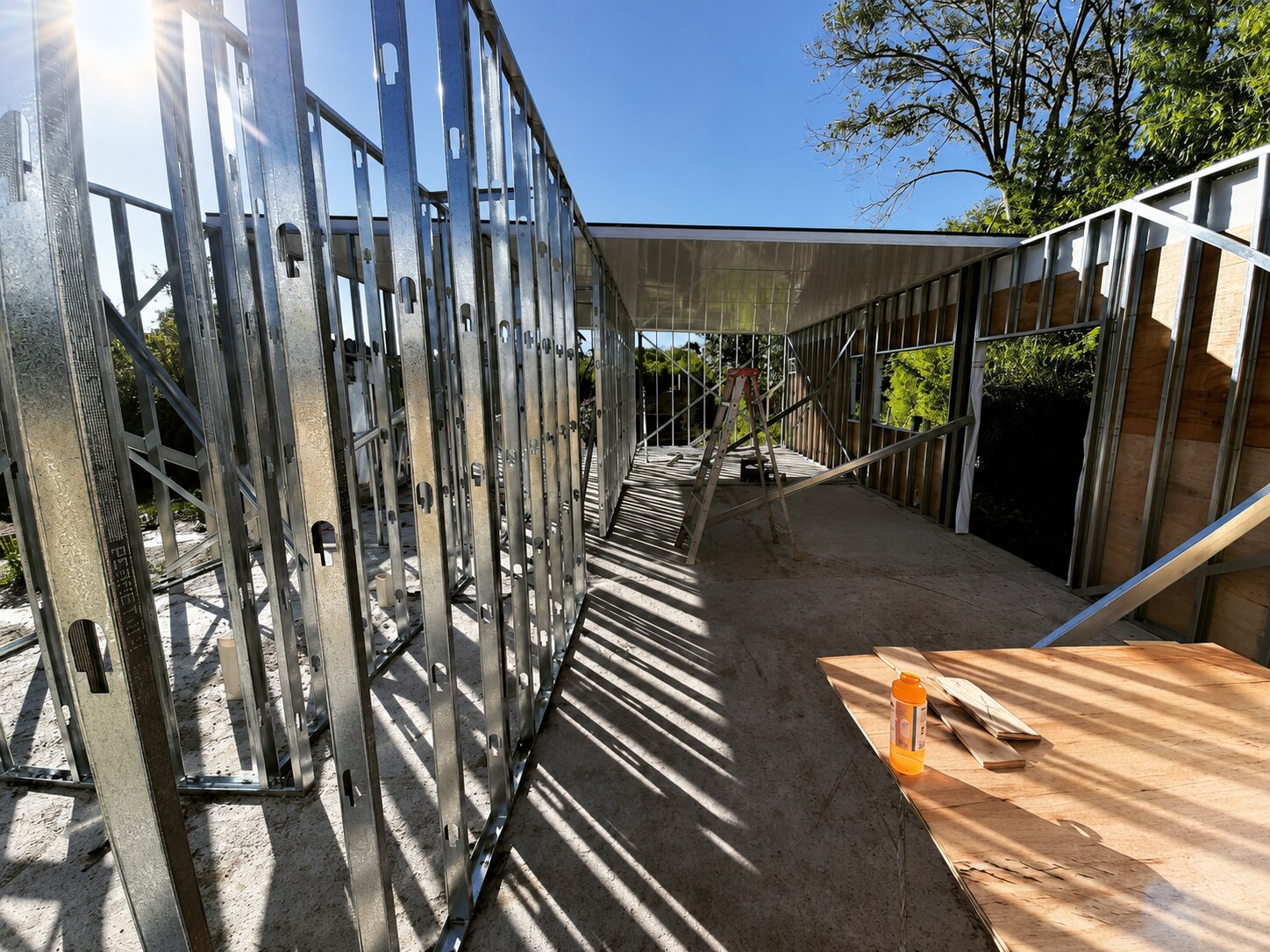 Montaje interior en steel framing - Montevideo